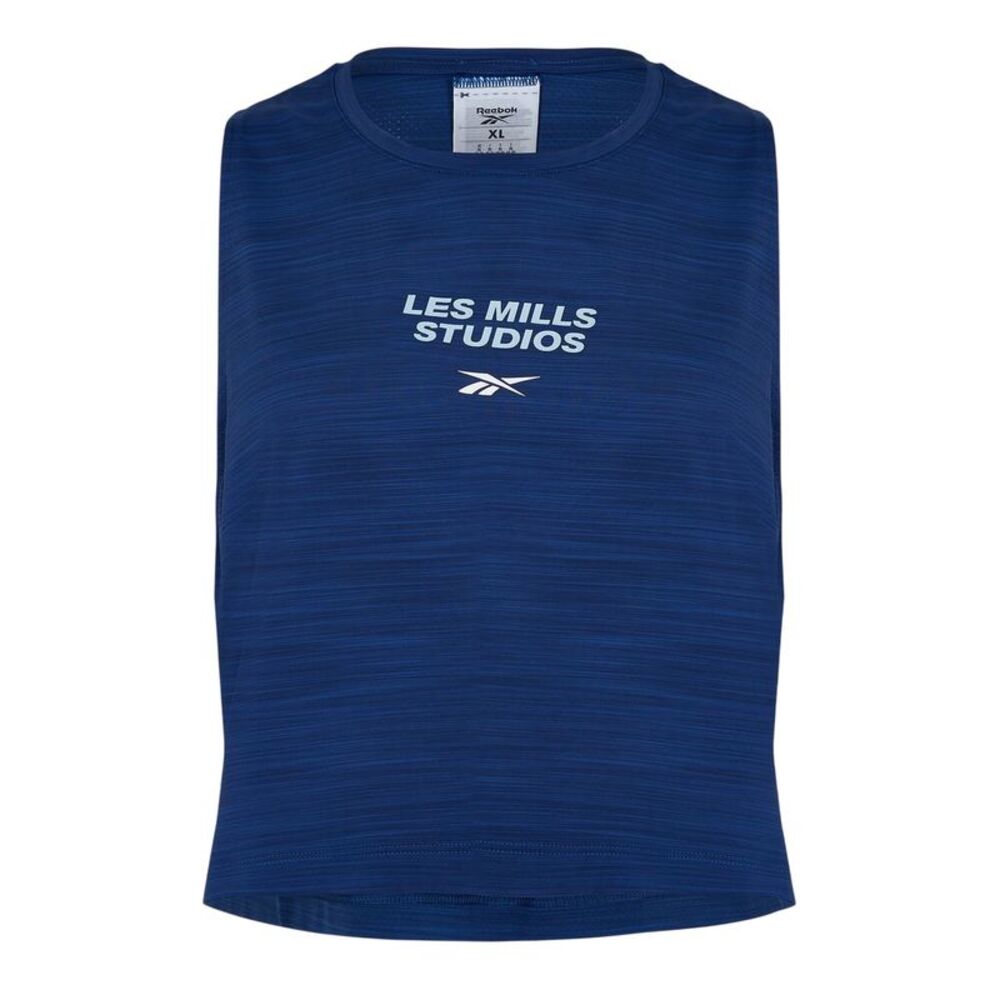 Reebok Mens Les Mills Bodycombat Crew Neck Tank Top / Blue